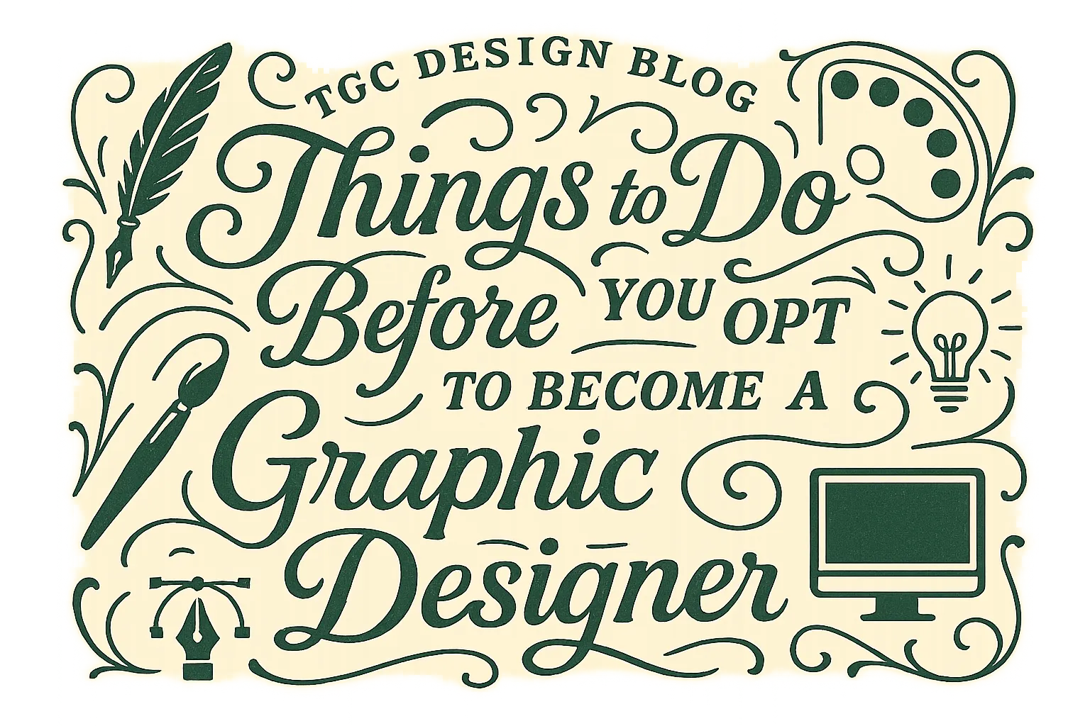 Things to do before you Opt to Become a Graphic Designer